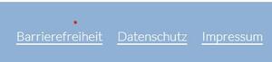 Bild vergrößern: Bild der Reiter Barrierefreiheit, Datenschutz und Impressum auf der Website des Weiterbildungsverbundes Allgemeinmedizin Schwarzwald-Baar-Kreis