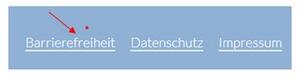 Bild vergrößern: Bild der Reiter Barrierefreiheit, Datenschutz und Impressum auf der Website des Weiterbildungsverbundes Allgemeinmedizin Schwarzwald-Baar-Kreis