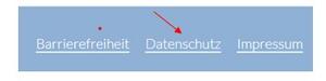 Bild vergrößern: Bild der Reiter Barrierefreiheit, Datenschutz und Impressum auf der Website des Weiterbildungsverbundes Allgemeinmedizin Schwarzwald-Baar-Kreis
